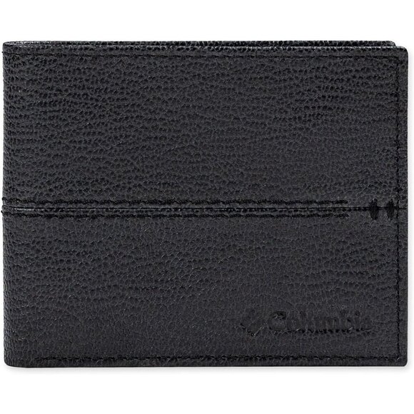 Men Black Everyday Bifold Wallet-Multiple Card Slots, Id Window - Picture 1 of 7